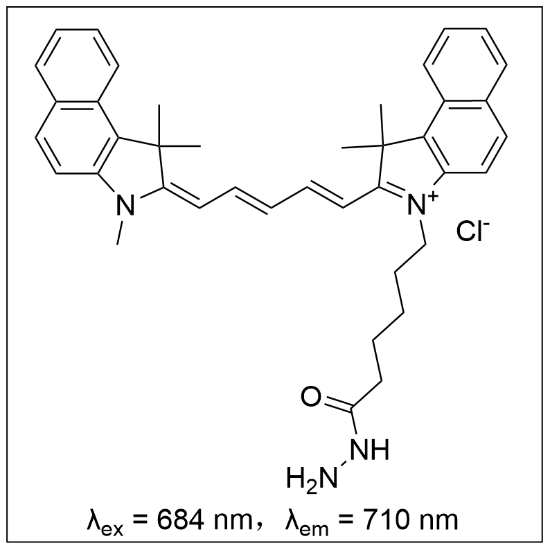 花菁染料 Cy5.5 hydrazide