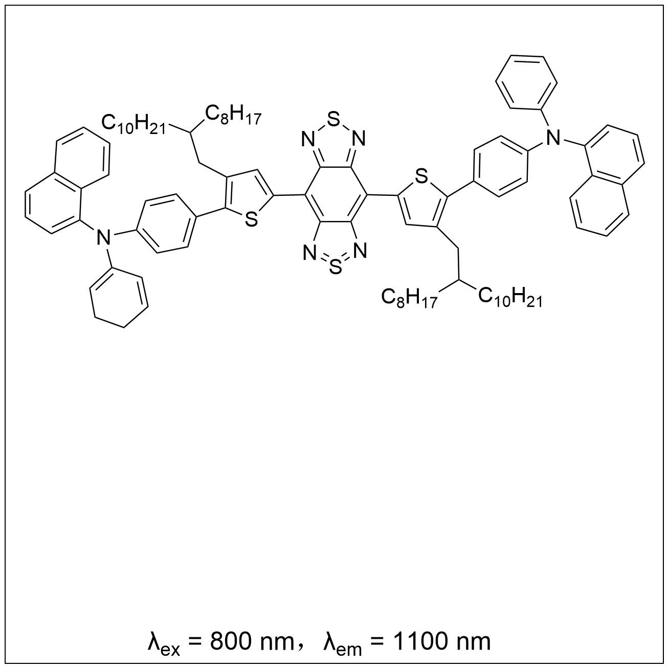 近红外二区荧光染料BBTDT-DPNA