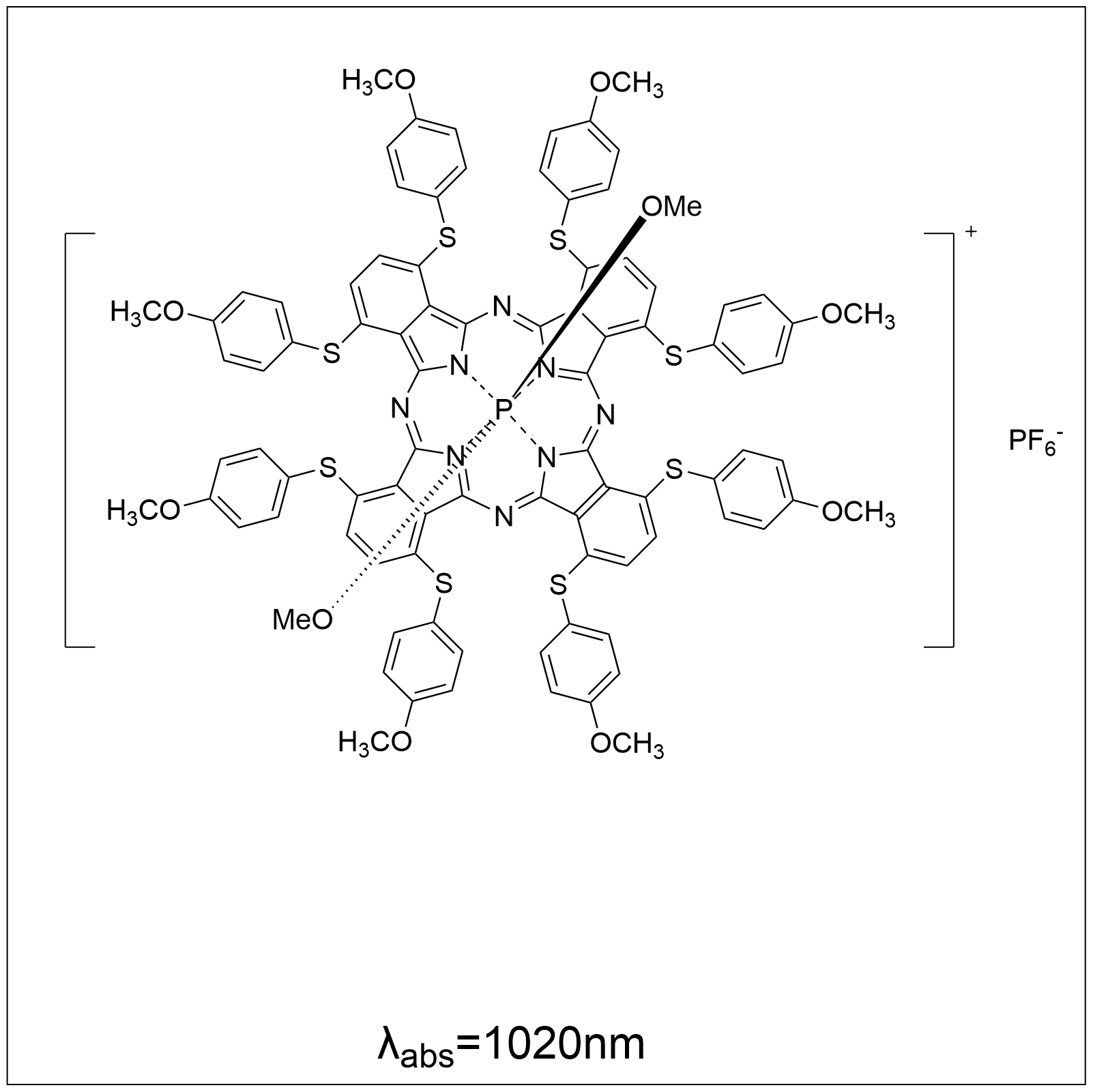 近红外二区酞菁磷荧光染料PSOPc