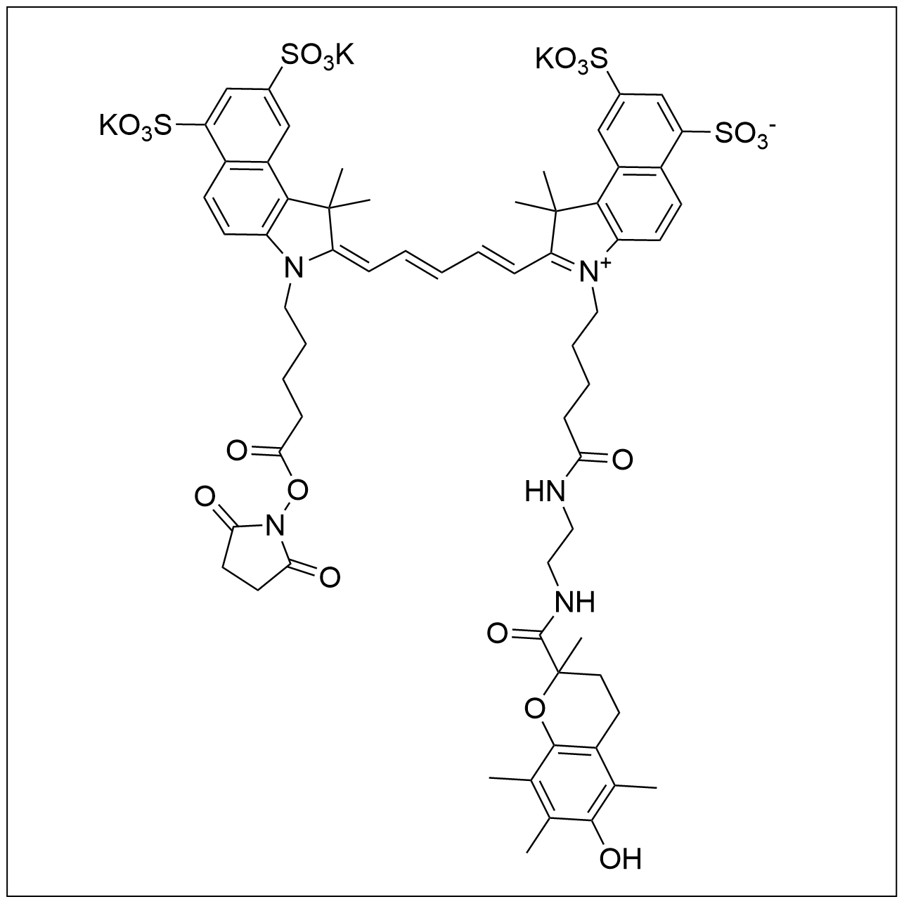 磺酸花菁染料 Suflo Cy5.5 trolox