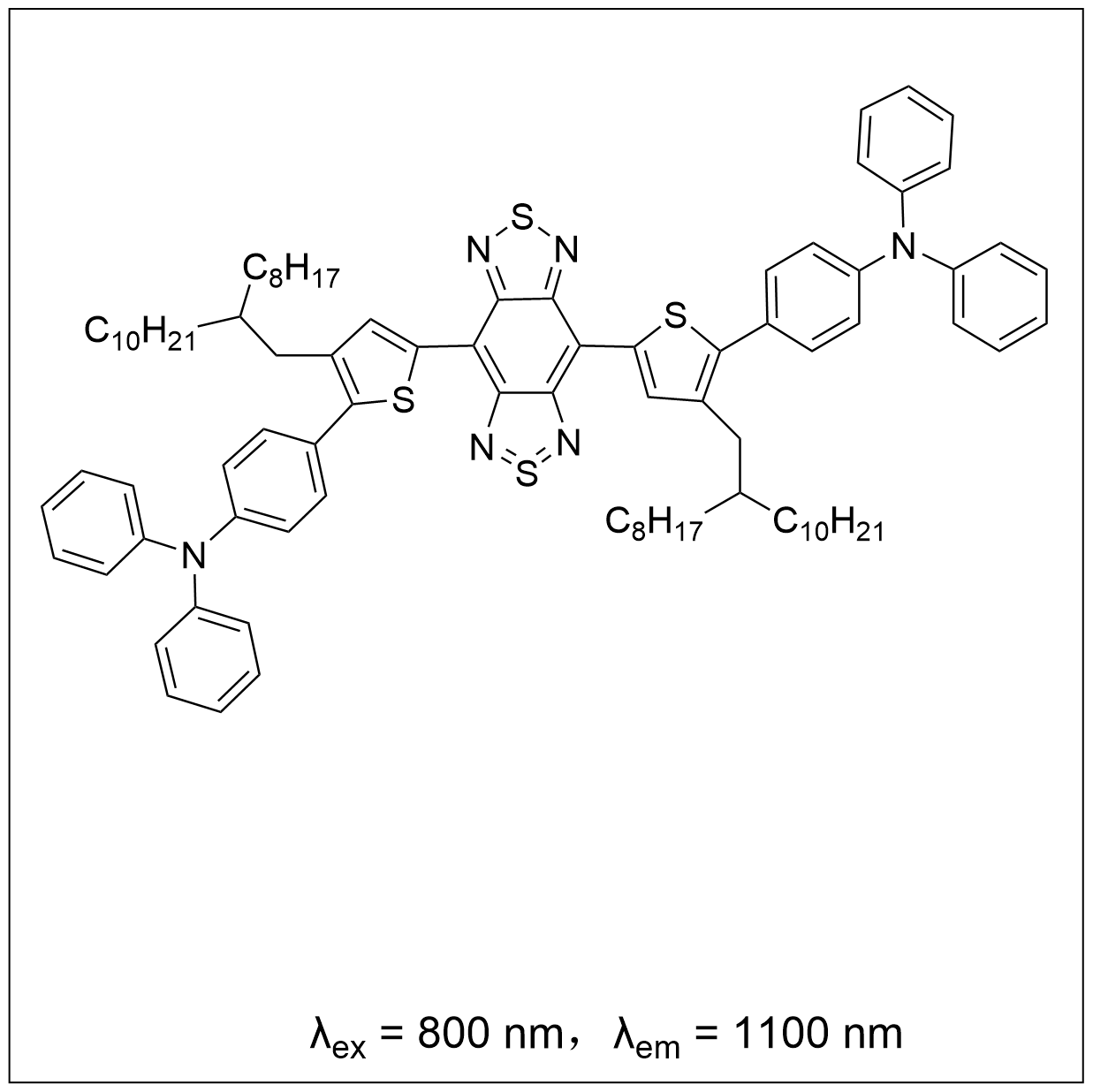 近红外二区荧光染料BBTDT（外）-TPA