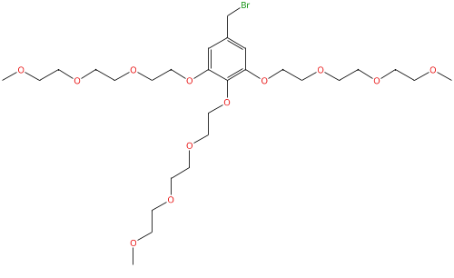 5-（溴甲基）-1,2,3-三[2-[2-（2-（2-甲氧基乙氧基）乙氧基]乙氧基]-苯