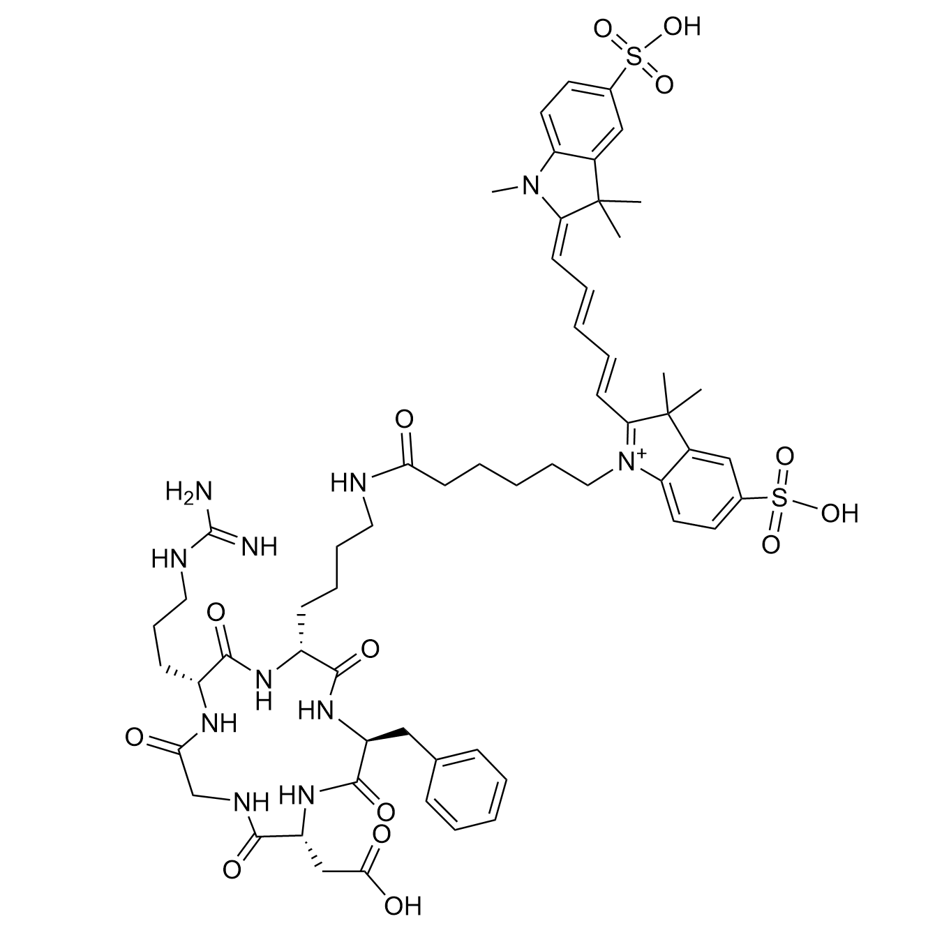 染料标记多肽RDT0001